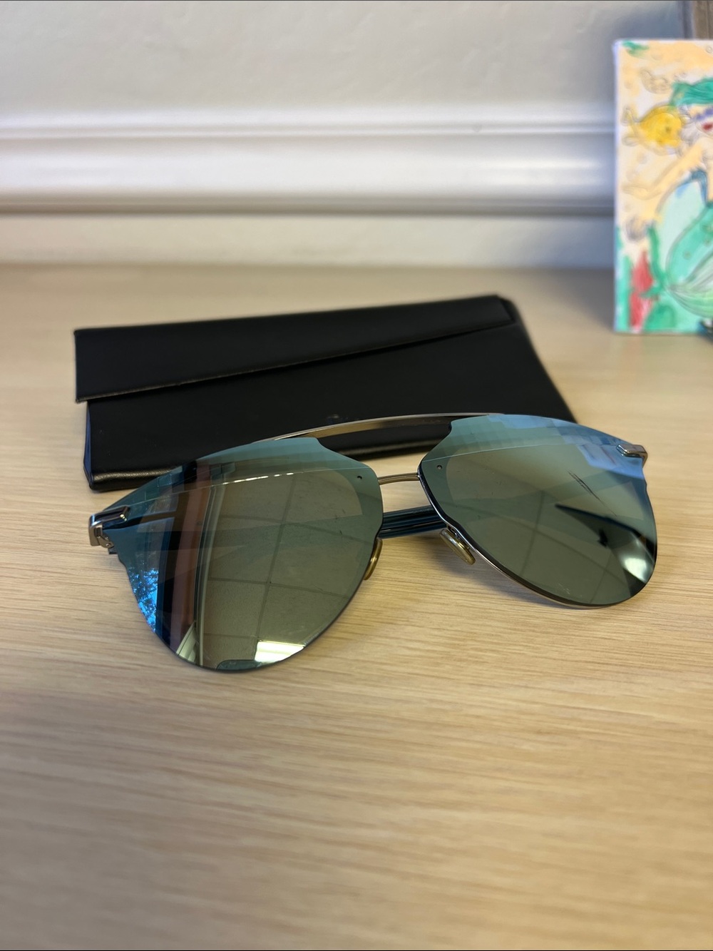 Christian Dior Aviator sunglasses